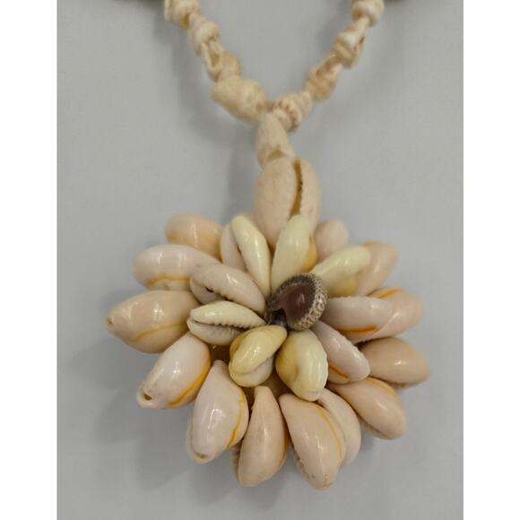Bohemian Beach Style Cowrie Shell Necklace with Charm - Picture 7 of 10